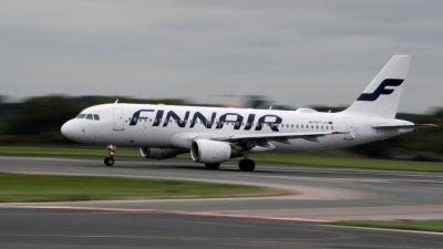 图为芬兰航空公司的空中巴士A320系列客机。（图取自路透社）