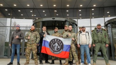 由俄罗斯总统普京盟友普里戈津所控制的佣兵网络瓦格纳集团，周五正式在圣彼得堡市开设总部。（路透社）