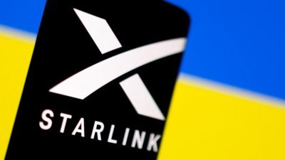 乌克兰因负担不起使用“星链”卫星网络服务每月千万令吉的费用，境内有1300台终端机遭断线。（路透社示意图）