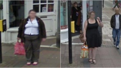 莉安发现自己2009年（左图）与2018年竟在同一个路口被Google街景拍摄员拍到，感到相当吃惊。