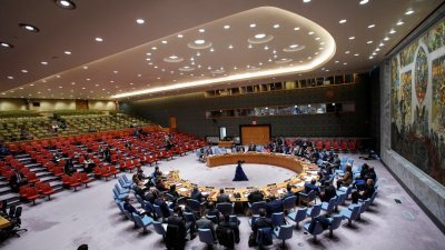 联合国安理会当地时间周三召开会议，商讨朝鲜近期多次试射弹道导弹。（图取自路透社）