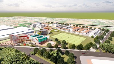 韩江传媒大学学院发展大蓝图图测计划于11月提呈予槟岛市政厅，并预计明年初动工，2024年上半年竣工。