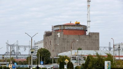 图为扎波罗热核电厂外观。（路透社档案照）