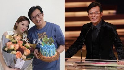 黄日华日前迎来了61岁的生日，女儿黄芷晴也在IG分享了与爸爸一起庆生的温馨照片。
