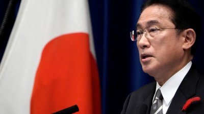 受统一教和国葬风波影响，日本首相岸田文雄的支持度再次下跌。（路透社档案照）
