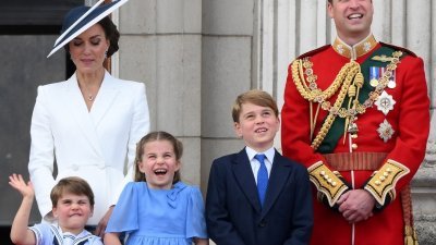 英国王储威廉和王妃凯特，育有乔治、夏洛特及路易3子女。（法新社档案照）