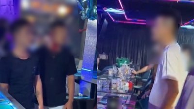 社媒流传一则视频，画面显示一群男子在酒吧内起争执。