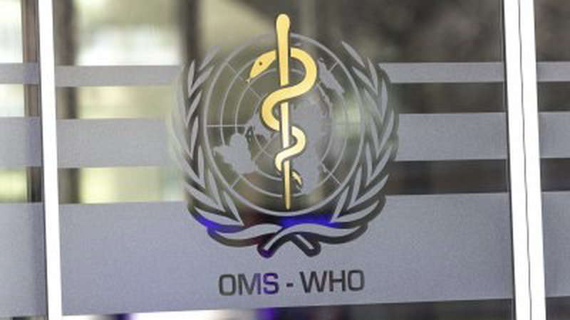 在位于瑞士日内瓦的总部，世界卫生组织（WHO）的徽标。（图取自路透社档案照）