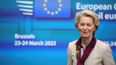 冯德莱恩2019年底开始担任欧盟委员会主席，任期至少要等到明年才会结束。（路透社档案照）