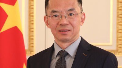 卢沙野  中国驻法国大使 （图取自http://fr.china-embassy.gov.cn/）