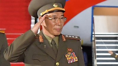 朝鲜国防部长强纯男。（图取自路透社）