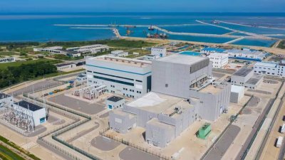 全球首座第4代核电站位于中国山东省荣成市石岛湾，在周三正式投入商业运行。（图取自网络）