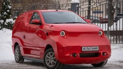 莫斯科理工大学推出的全零件国产新型电动车原型“Amber”，遭讥是“世界最丑车”。