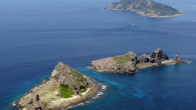 日本共同社报导，中国计划在明年每天都维持海警船在目前由日本控制、但中国声称拥有主权的钓鱼岛（日方称尖阁诸岛）水域进行巡逻。（图取自共同社/路透社）
