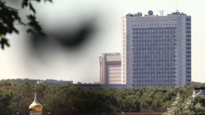 在首都莫斯科以外的俄罗斯对外情报局（SVR）大楼。（法新社档案照）