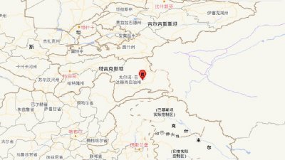 震中距中国边境线最近约82公里，地震造成新疆喀什等地震感强烈。（图取自网络）