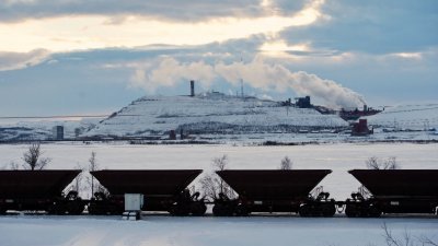 位于北部极圈内的瑞典最北部的小镇基律纳，发现欧洲最大稀土矿床。（图取自法新社）