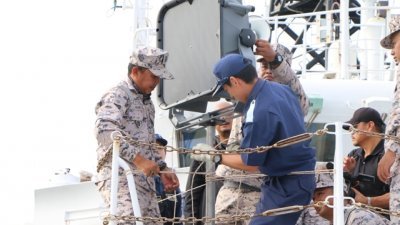 马日海岸卫队完成联合执法工作坊。