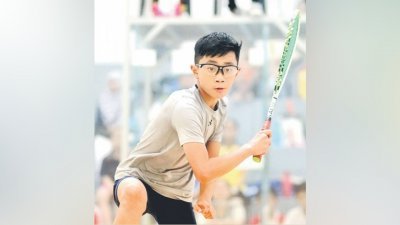 大马年轻壁球选手哈里特期待在亚洲青少年团体锦标赛上实现首枚金牌的梦想。