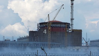 乌克兰扎波罗热核电厂，是欧洲最大的核电厂，位于俄罗斯控制的乌克兰扎波罗热地区。（路透社档案照）
