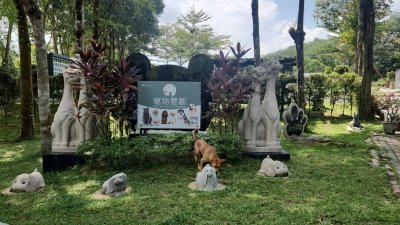 宠物善终服务普及化，士毛月和新山设有合法的宠物墓园。