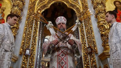 随著圣诞节日期改至西方的12月25日，乌克兰东正教与俄罗斯东正教会之间日渐加深。（路透社档案照）