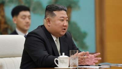 图为朝鲜最高领导人金正恩。（图取自路透社）
