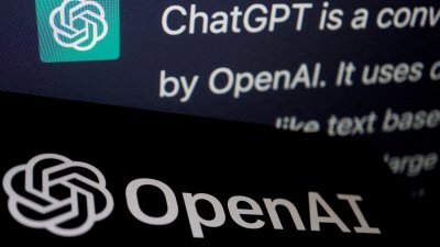 ChatGPT是一款由美国人工智能公司OpenAI开发的聊天机器人。（图取自路透社）