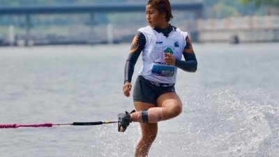 大马滑水运动好手熊丽雅在澳洲墨尔本蒙巴大师赛中的表现苦乐参半。