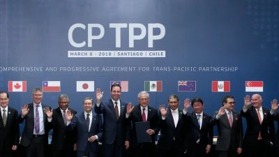 CPTPP扩大原有11个成员经济体，英国将成为第12个成员国。而日媒《富士晚报》根据专家分析指，下一个就是台湾加入。（法新社档案照）