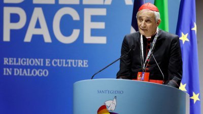 意大利主教团主席祖皮，被教宗方济各要求领导一项试图阻止乌克兰战争的和平任务。（路透社档案照）