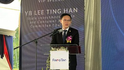 柔州投资、商贸及消费人事务行政议员李廷汉。