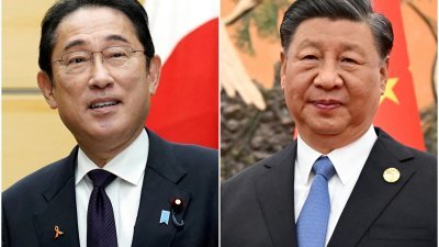 日本首相岸田文雄（左）和中国国家主席习近平，有望下周四在美国三藩市APEC期间举行会谈。（图取自路透社）