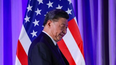 中国国家主席习近平当地时间周三在三藩市出席与美国企业界领袖的晚宴。（图取自路透社）
