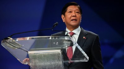 菲律宾总统小马科斯 （图取自路透社）