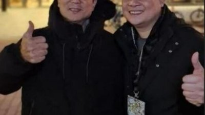 《动物园》导演邝子君（右）与监制梁志强。
