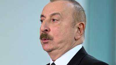 阿塞拜疆总统阿利耶夫。（图取自路透社）