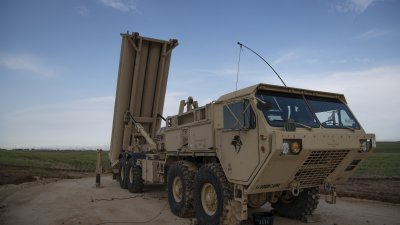 2019年3月4日，美国反导弹系统“萨德”（战区高空防卫系统，THAAD）发射站，在以色列已准备就绪。（图取自美国国防视觉信息分发服务（DVIDS）/法新社）