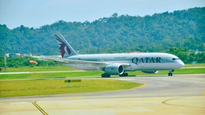 槟城国际机场即将迎来自西方的直飞航线，即卡塔尔航空公司。
