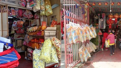 虽然槟岛大部分神料店已将各类纸扎品高高挂起，但市面上还未出现买气。
