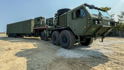 美军的中程能力系统，本月8日运抵达菲律宾北吕宋岛战区部署。（图取自美军网站）