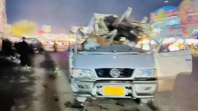 阿富汗警方称，周六晚上首都喀布尔发生巴士爆炸，造成一人死亡、3人受伤。（图取自Afghanistan International）