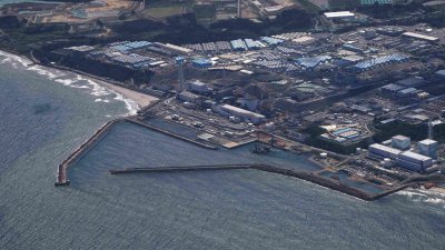 图为日本福岛第一核电厂。（法新社档案照）