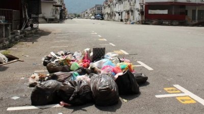 怡保市政厅在去年共清理了120个非法垃圾堆，祭出1214张罚单。（档案照）