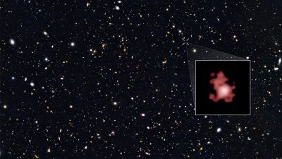 GN-z11是已知宇宙中，迄今为止发现的最遥远星系。（图取自美国太空总署）