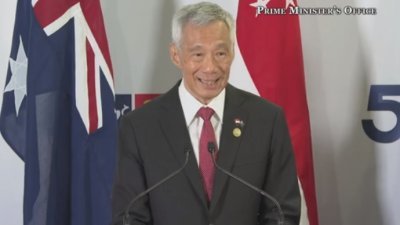 新加坡总理李显龙。（视频截图）