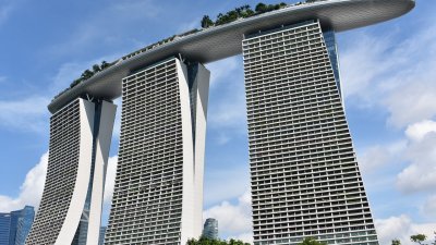 图为新加坡滨海湾金沙酒店。（图取自Pixabay）
