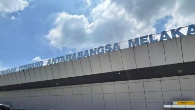 马六甲峇株安南国际机场将在5月迎接医疗旅游团。（档案照）