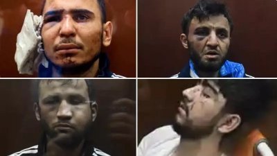 4名恐袭嫌犯均为塔吉克斯坦公民。 （图取自X平台）