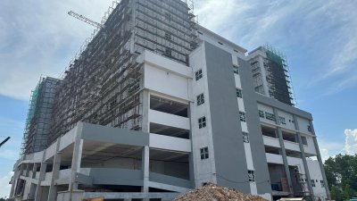 昔加末政府专科医院新大楼工程已展开，预计2025年竣工。（图取自林添顺面子书）